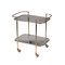 Brass and Smoked Glass Serving Trolley, 1960s, Image 1