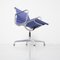 Silla EA108 Alu en azul de Charles & Ray Eames para Vitra, Imagen 19