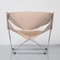 F675 Butterfly Chair aus Nude Leder von Pierre Paulin für Artifort 4