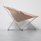 F675 Butterfly Chair aus Nude Leder von Pierre Paulin für Artifort 14