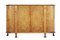 Mid 20th Century Swedish Birch Chippendale Revival Bowfront Sideboard 10