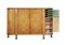Mid 20th Century Swedish Birch Chippendale Revival Bowfront Sideboard 3