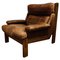 Vintage Leather Patchwork Armchair, 1960s, Image 1