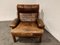 Fauteuil Patchwork Vintage en Cuir, 1960s 7