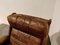 Vintage Leather Patchwork Armchair, 1960s, Image 2