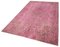 Rosa Überfärbter Teppich 3