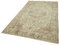 Beige Turkish Vintage Area Rug 3