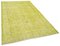 Gelber Überfärbter Teppich 2