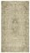 Beige Turkish Vintage Area Rug, Image 1