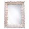 Neoclassical Regency Rectangular Silver Hand Carved Wooden Mirror, 1970, Image 1