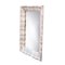 Neoclassical Regency Rectangular Silver Hand Carved Wooden Mirror, 1970 2