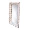 Neoclassical Regency Rectangular Silver Hand Carved Wooden Mirror, 1970, Image 2