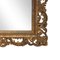 Neoklassizistischer barocker handgeschnitzter Spiegel mit Rahmen aus Goldfolie, 1970 3