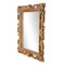 Neoclassical Baroque Gold Foil Hand Carved Wooden Mirror, 1970 2