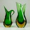 Vases Sommerso Vintage en Verre de Murano par Flavio Poli pour Seguso, 1950s ou 1960s, Set de 2 2