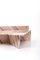 Tavolino da caffè triangolare in marmo di Up & Up, Italia, set di 2, Immagine 11