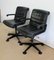 Leather Office Chairs attributed to Richard Sapper for Knoll Inc. / Knoll International, 1979, Set of 2 3