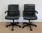 Leather Office Chairs attributed to Richard Sapper for Knoll Inc. / Knoll International, 1979, Set of 2 1