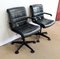 Leather Office Chairs attributed to Richard Sapper for Knoll Inc. / Knoll International, 1979, Set of 2 2