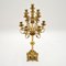 Large Antique Italian Brass Candelabra 1