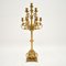 Candelabro antico in ottone, Italia, Immagine 10