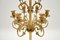 Candelabro antico in ottone, Italia, Immagine 6