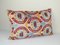 Square Uzbek Ikat Patchwork Cushion Cover 3