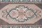 Turkish Hand Knotted Low Pile Faded Yastik Rug Mat 3