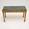 Antique French Gilt Wood Coffee Table with Marble Top, Image 2
