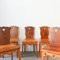 Portuguese Modern Style Chairs, 1940s, Set of 5 3