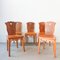 Portuguese Modern Style Chairs, 1940s, Set of 5 1