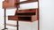 Mid-Century Modular Teak Bookcase with Desk, 1950s, Image 8