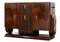 Art Deco Bar Cabinet with Turntable, Italy, 1940s, Image 1