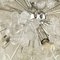 Large Vintage Italian Sputnik Chandelier with Flowers in Crystal Murano Glass & Chrome Frame, Image 2