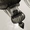 Lámpara de araña Fauve modernista de cristal de Murano soplado gris de Barovier & Toso, años 20, Imagen 5