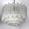 Large Murano Clear Glass Chandeliers by Toni Zuccheri for Venini, Italy, 1960s, Set of 2 18