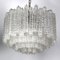 Large Murano Clear Glass Chandeliers by Toni Zuccheri for Venini, Italy, 1960s, Set of 2, Image 18