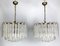 Large Murano Clear Glass Chandeliers by Toni Zuccheri for Venini, Italy, 1960s, Set of 2 19