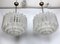 Large Murano Clear Glass Chandeliers by Toni Zuccheri for Venini, Italy, 1960s, Set of 2 1