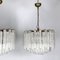 Large Murano Clear Glass Chandeliers by Toni Zuccheri for Venini, Italy, 1960s, Set of 2 13