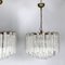 Large Murano Clear Glass Chandeliers by Toni Zuccheri for Venini, Italy, 1960s, Set of 2, Image 13