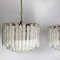 Large Murano Clear Glass Chandeliers by Toni Zuccheri for Venini, Italy, 1960s, Set of 2 14
