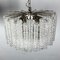 Large Murano Clear Glass Chandeliers by Toni Zuccheri for Venini, Italy, 1960s, Set of 2, Image 7