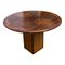 Africa ​​Dining Table and Chairs in Walnut Root & Leather by Tobia & Afra Scarpa for Maxalto, 1976, Set of 5, Image 15