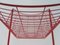 Red Metal Wire Jarpen Chairs by Niels Gammelgaard for Ikea, 1983, Set of 2 13