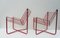 Red Metal Wire Jarpen Chairs by Niels Gammelgaard for Ikea, 1983, Set of 2, Image 7