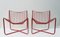 Red Metal Wire Jarpen Chairs by Niels Gammelgaard for Ikea, 1983, Set of 2, Image 2