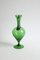 Empoli Verde Glass Etruscan Amphora Vase, Tuscany 1940s 4