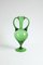 Empoli Verde Glass Etruscan Amphora Vase, Tuscany 1940s, Image 1