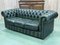 Canapé Chesterfield 3 Places en Cuir Vert, 1970s 8